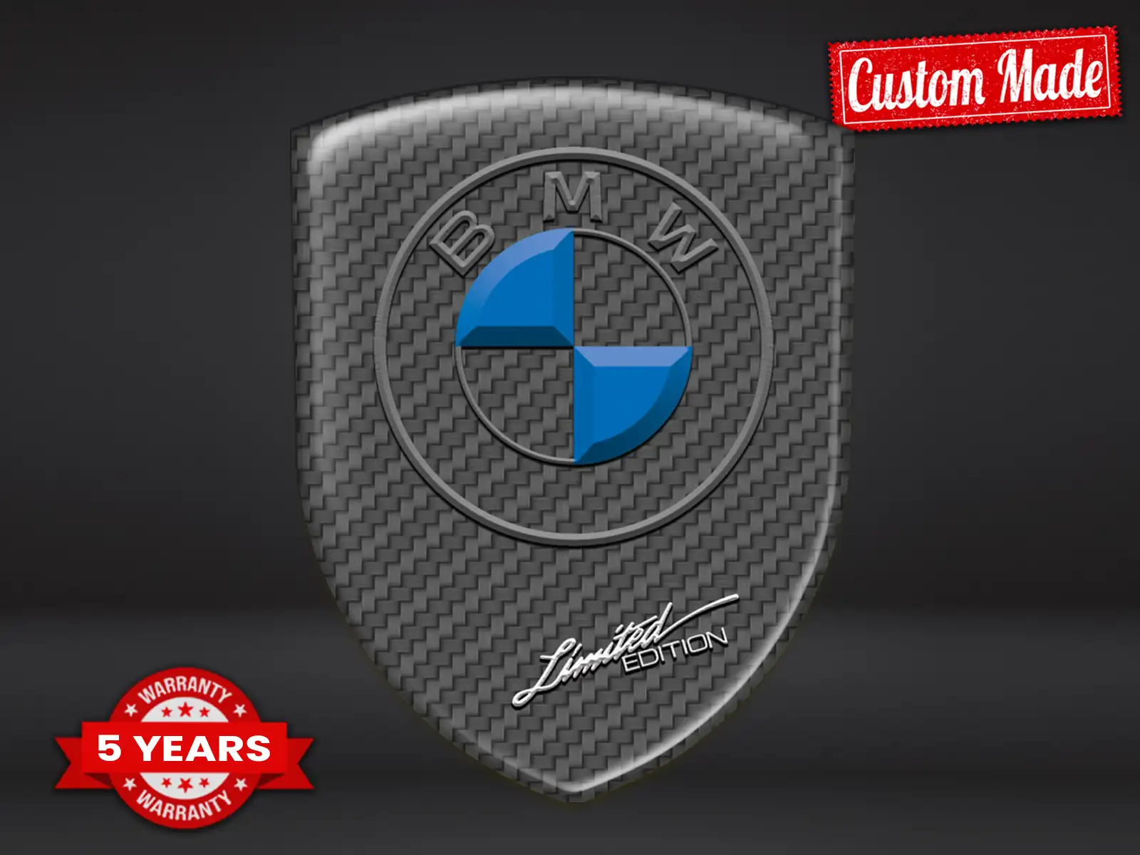 BMW Heckscheibenaufkleber Premium Modern Hochwertig